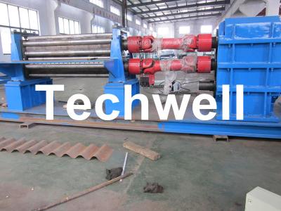 China 3 - 6mm Corrugation Rolling Machine With 45kw Motor and PLC Control Box for sale