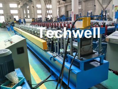 China PLC Control Cold Roll Forming Machine Making Rainwater Gutter Roll Forming Machine for sale