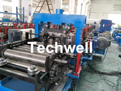 China Galvanized Sheet CZ Purlin Cold Roll Forming Machine With Pre-Cutting Device & 1.5 Inch Chain Transmission for sale