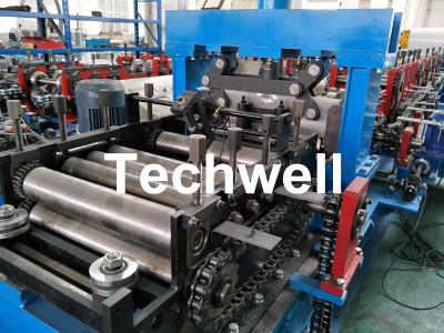 China Carbon Steel 3.0mm PLC Control CZ Purlin Roll Forming Machine for sale