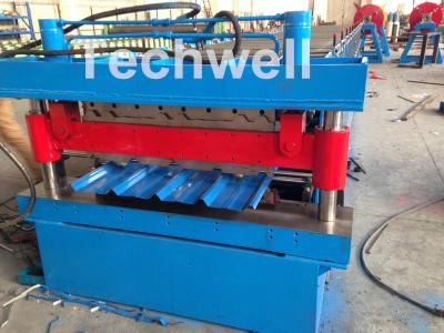 China Roof / Wall Panel Double Deck Roll Forming Machine , Double Layer Roll Former for sale