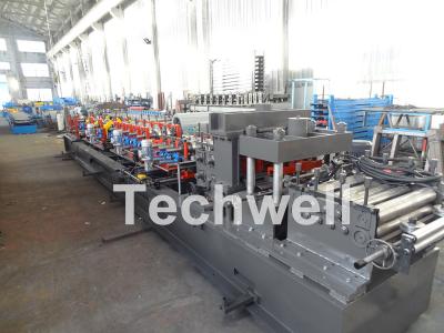 China Carbon Steel CZ Channel Roll Forming Machine For Thickness 1.5-3.0mm With PLC Touch Screen Control for sale