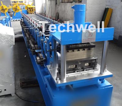 China Light Steel Stud Roll Forming Machine , 5.5 Kw Industrial Metal Roll Forming Machine for sale