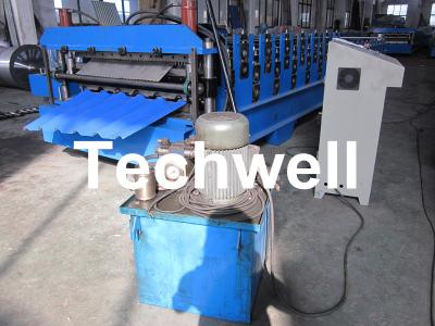 China 0.25 - 0.8mm Thickness 18 Forming Stations Double Deck Roll Forming Machine for sale