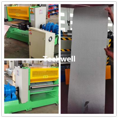 China 0.15mm X 800mm Stainless Steel Sheet Metal Plate Embossing Machine Line for sale