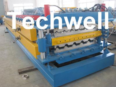 China High Grade 45# Axis Double Layer Roll Former / Roll Forming Machine For Roofing Sheets for sale