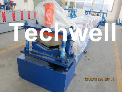 China Manual / Automatical Decoiler Top Hat Cap / Ridge Flashing Roll Forming Machine for sale