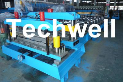 China Wave Tile / Color Steel Tile Roll Forming Machine With Touch Screen PLC Control System for sale