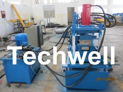 China Manually Adjustable C Profile Roll Forming Machine With Manual Or Hydraulic Decoiler TW-C300 for sale
