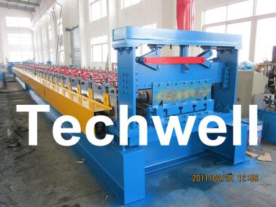 China 0.8 - 1.5mm Steel Metal Floor Decking Sheet Roll Forming Machine For Roof Floor Deck for sale