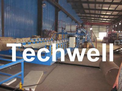 China AC380 / 50 - 60HZ, 50 - 250mm Mineral Wool Sandwich Panel Machine Line for sale