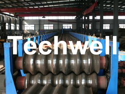 China Galvanized Plate / Steel Corrugated Sheet Roll Forming Machine for For Wall Panel for sale