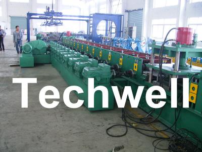 China Automatic PLC Control Highway Guardrail Roll Forming Machine With 10-12 m/min Working Speed for sale