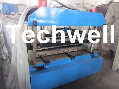 China Metal Wall Sheet Roll Forming Machine With 13 - 20 Forming Station for sale