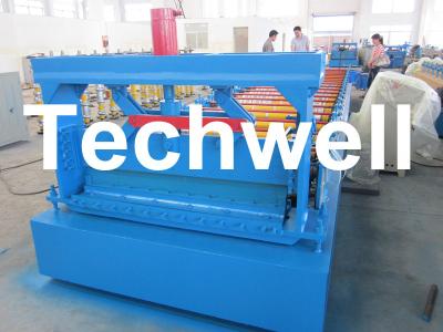 China 5.5 Kw Main Motor Power Color Steel Roof Wall Panel Roll Forming Machine For Roofing for sale