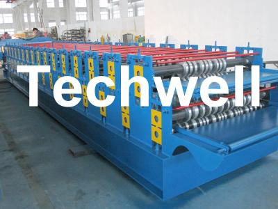 China 0 - 15m/min Forming Speed Double Layer Forming Machine For Roof Wall Panels for sale