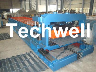 China Metal Roof Tile Roll Forming Machine With Pressing Mould TW-GTM for sale