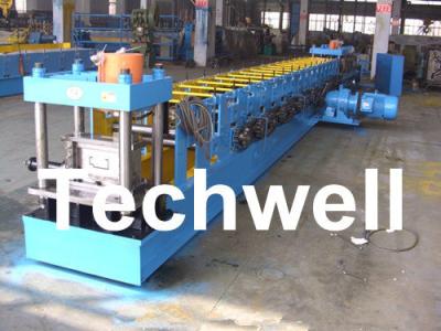 China 0 - 10 m/min Forming Speed Metal Door Frame Roll Forming Machine With 18 Forming Rollers for sale