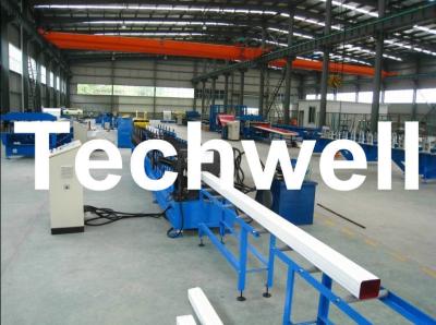 China Rainwater Downspout Roll Forming Machine With φ75mm Axis for Rainwater Downpipe for sale