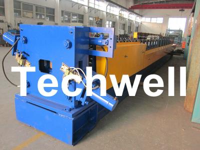 China Square Downspout / Downpipe / Rainspout Roll Forming Machine For Rainwater Pipes for sale