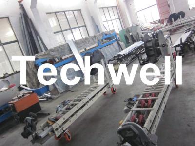 China Semi - Automated Mobile Downspout Roll Forming Machine for Rainwater Downpipe for sale