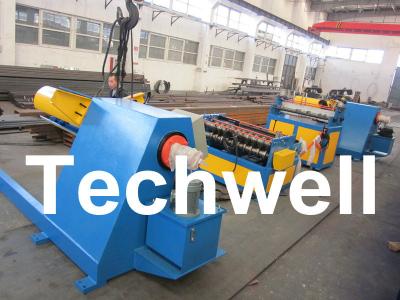 China 30KW High Speed Simple Metal Sheet Slitting Machine Line To Cut Coil Into 10 Strips for sale
