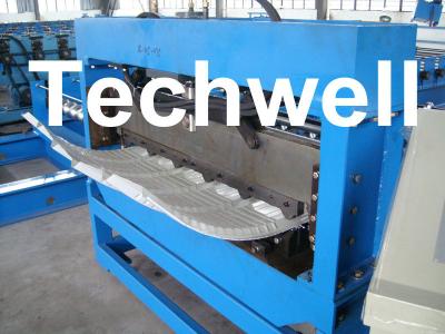China 500mm Curving Radius PLC Control Bull Nose Cranking Machine To Curve IBR Sheets for sale