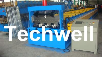China PLC Control Deck Roll Forming Machine For Floor Decking Panel, Metal Decking Sheet for sale