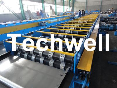 China Galvanized Steel Floor Deck Roll Forming Machine For Floor Decking Sheets for sale