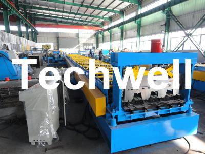 China Hohe Präzisions-Stahlkonstruktions-Boden-Plattform-Rolle, die Maschine für Metalldecking-Blatt bildet zu verkaufen