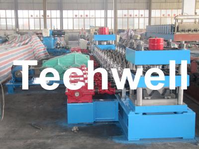 China 30KW, 3 Phase 50Hz 2 Wave Beam Roll Forming Machine With 10 - 12m/min Working Speed for sale