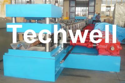 China 2 - 4mm W Beam Wave Guardrail Roll Forming Machine for Making Highway Guardrail for sale