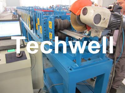 China Automatic Roller Shutter Door Roll Forming Machine With PLC Computer Control System for sale