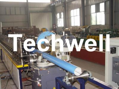 China Custom Round Downpipe Roll Forming Machine / Downspout Machine for Drainpipe for sale
