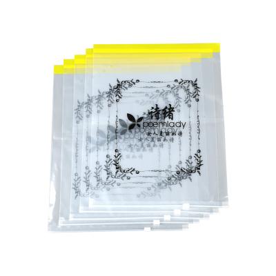 China 80 Micron 90 Micron Self Adhesive Clear Bags 0.1mm for sale
