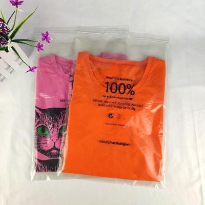 China PE PP CPE OPP Plastic Packets For Clothes 0.07 0.08 0.09 0.1mm for sale