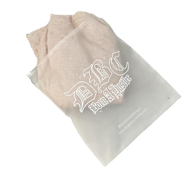 Quality 0.03 0.04 0.05mm Eco Friendly Recycled Plastic Zip Bags for sale