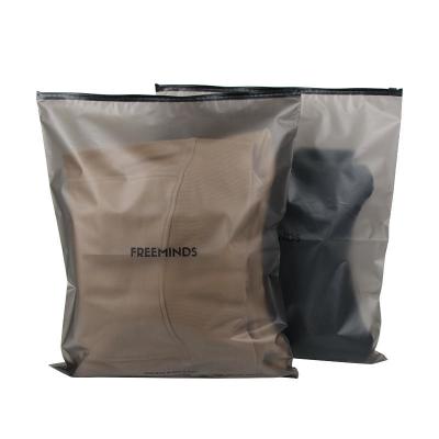 China Zipper Closure Rectangular Recycled Plastic Storage Bags for sale