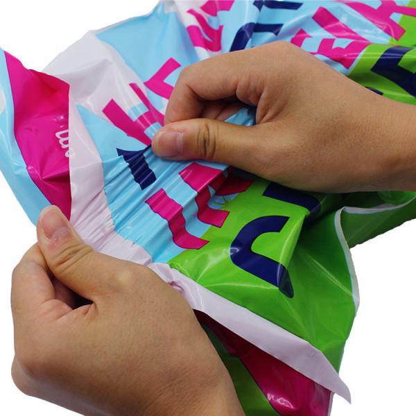 Quality Recycled Plastic Eco Friendly Postage Bags 0.04 0.05 0.06mm for sale