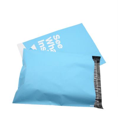 China Cerradura de corbata con cremallera Bolsas de correo de plástico reciclado 50 micrones 60 micrones en venta