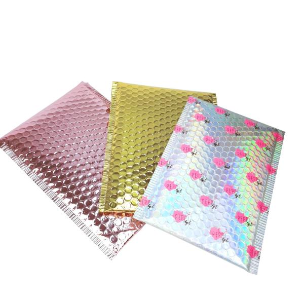 Quality Customizable Plastic Recycle Plastic Bubble Mailer With UV Resistant Coating for sale