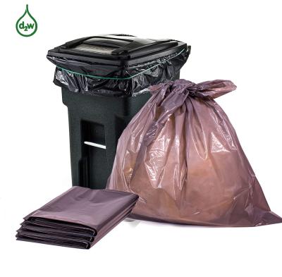 China Leak Proof Recycled Disposable Trash Bag ODM Capacity Rectangular for sale