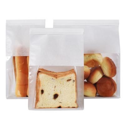 China Food Storage Plastic Bread Bag Recycling 50 Micron 60 micron for sale