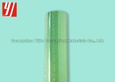 Chine Aluminium d'estampillage chaud olographe vert pour le panneau de troupeau d'obligatoire de livre de revêtement en PVC à vendre