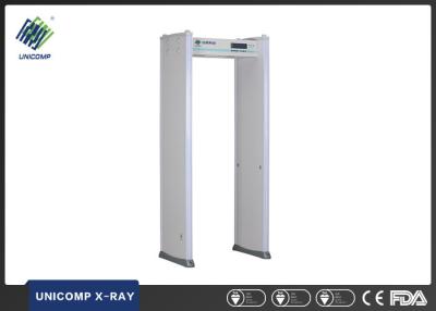 China High Sensitivity 6 Zones Door Electronic Walk Through Metal Detector For Safety Inspection for sale