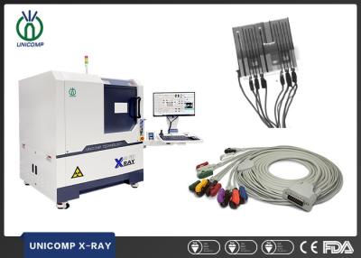 China Máquina AX7900 de la inspección de la radiografía del microfocus 2.5D de Unicomp con la visión oblicua para la inspección de grietas del arnés de cable y de los cables en venta