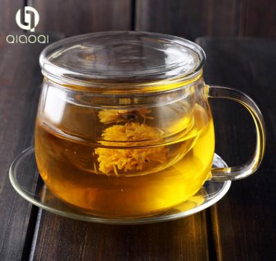 China Supreme Quality Factory Made borosilicate glass flower tea cup for sale