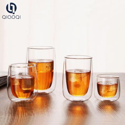 China Factory Wholesale Most Popular double wall glass mug and cup for sale