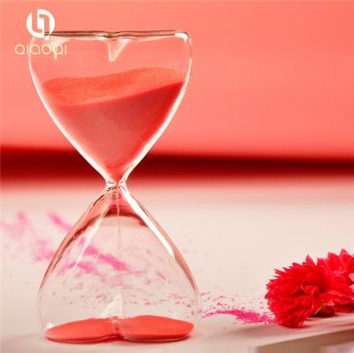 China 3 5 15mins time Heart shape custom hourglass for sale for sale