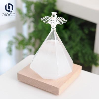 China High quality For Christmas Gift Weather Forecast Bottle Storms Drops Hourglass Bottle for sale